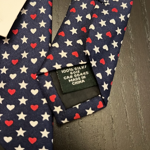 J Crew Stars and Hearts Silk Tie - Picture 6 of 7